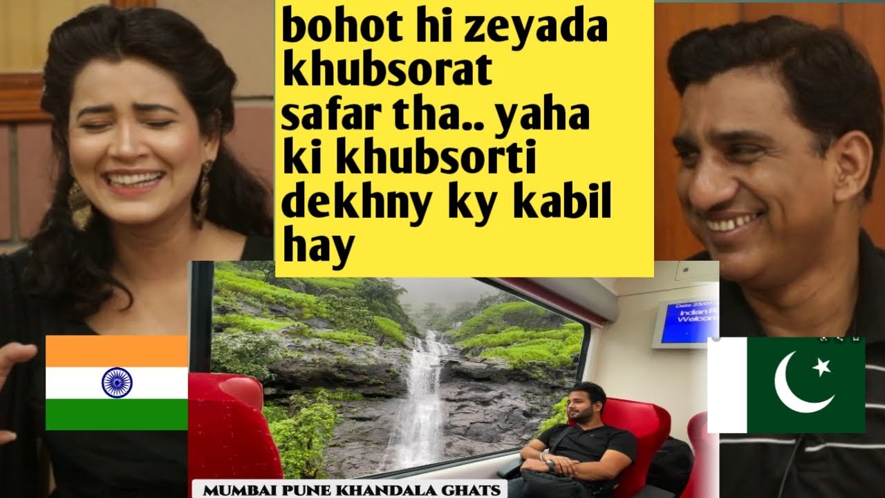 Pakistani Reacts to Khandala Ghats Journey from Mumbai to Pune in Vistadome coach|Pakistani reaction