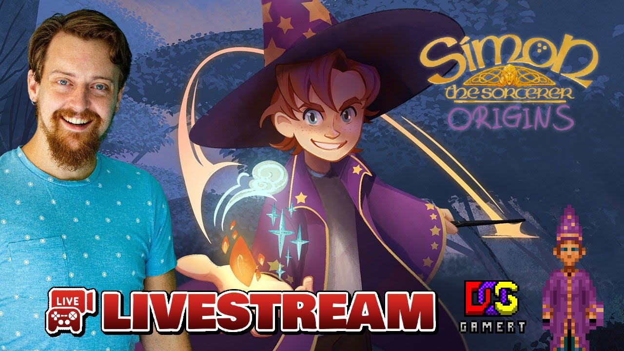 ⭐ Brand New: Simon the Sorcerer Origins (2025) - How the magic starts! [🔴 Livestream]