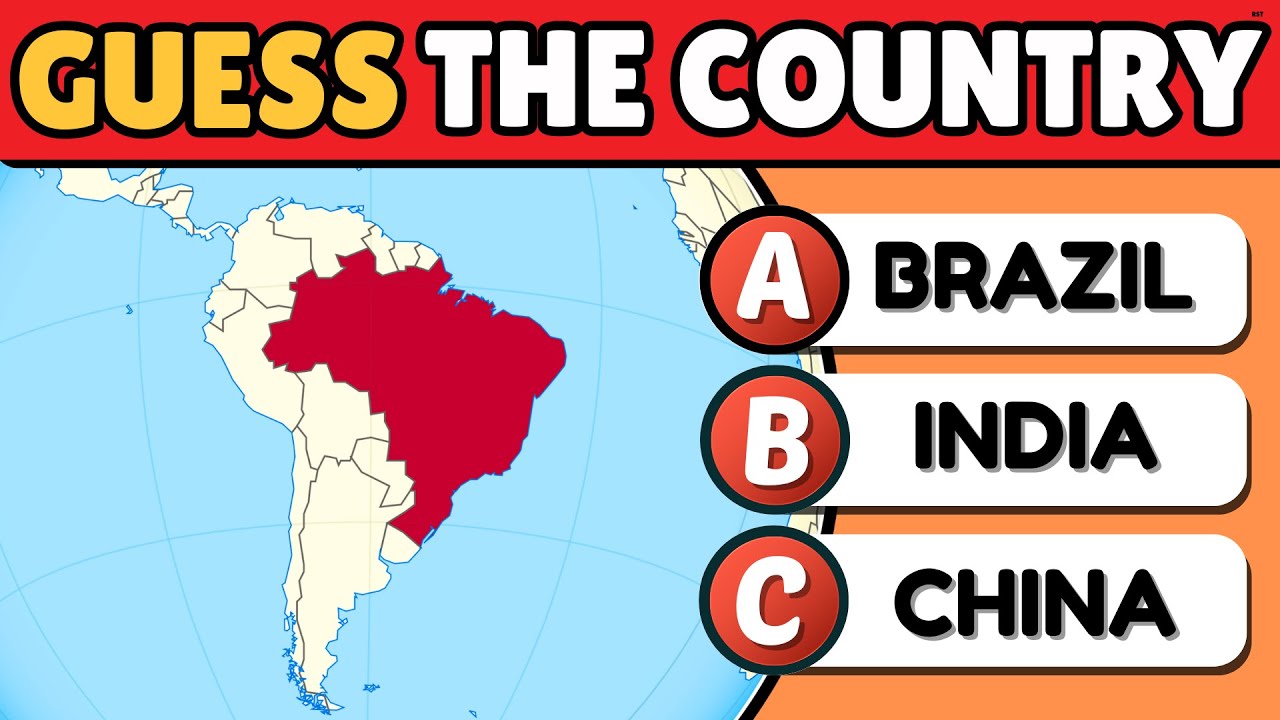 GUESS THE COUNTRY FROM MAP | GUESS THE COUNTRY BY THE MAP #quiz #flag #map