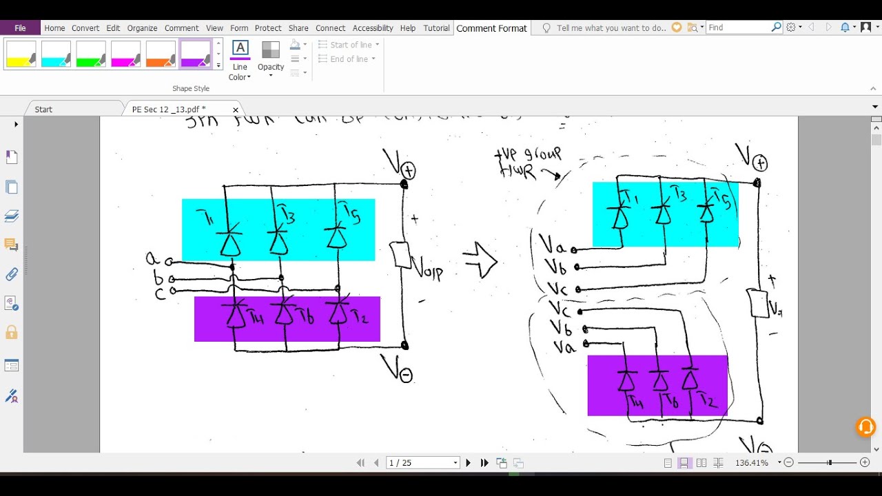 Power Electronic (1) | Sec 13 | 3-Phase Full Wave Rectifier FWR part (2) شرح 