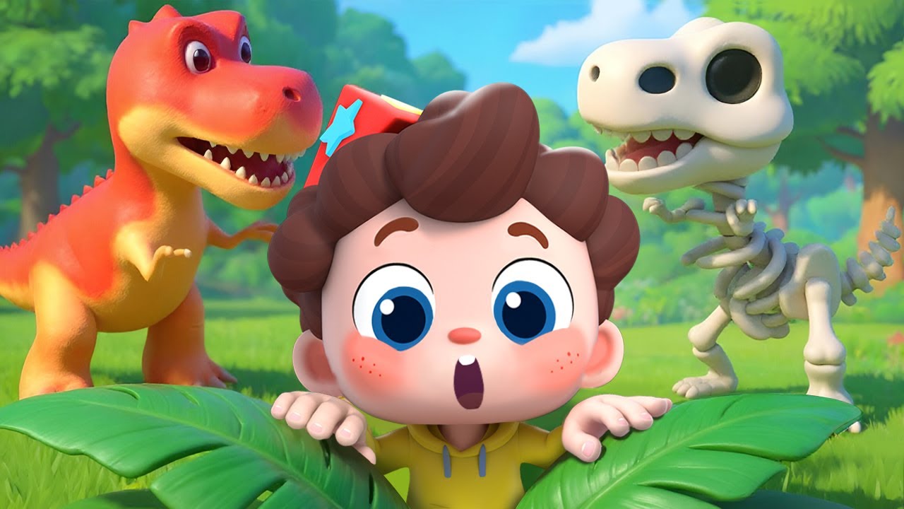 Neo Goes on a Fun Safari | Learn Dinosaurs | Nursery Rhymes & Kids Songs | BabyBus