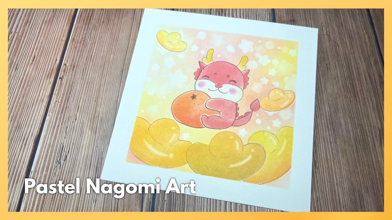 【和諧粉彩】Pastel Nagomi Art | 新年快樂 Happy Lunar New Year 🧧 | 龍年 Dragon year 🐉| 農曆新年就快到喇😆