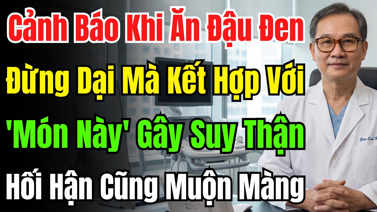 Đậu Đen Ăn Cùng 3 Thứ Này Biến Thành Độc Dược Hủy Hoại Thận, Tuyệt Đối Phải Tránh Xa