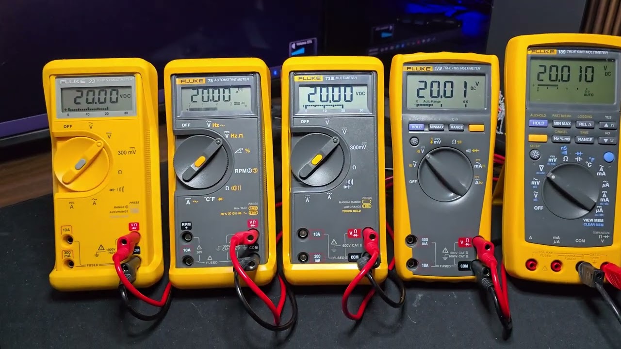 The Multimeters I Used for the Channel Banner