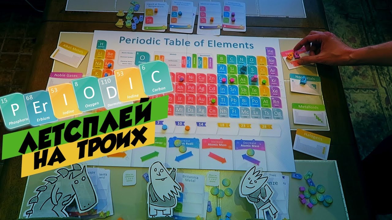 Летсплей на троих / Periodic: A Game of The Elements / Таблица Менделеева
