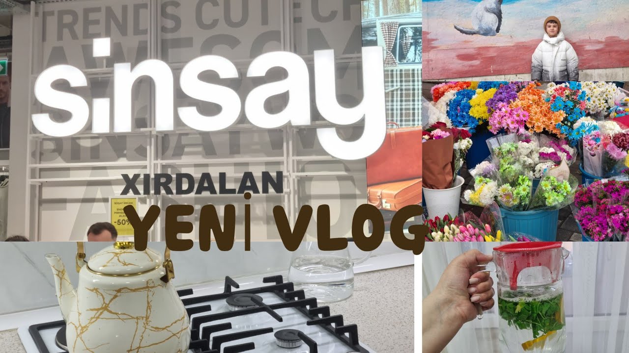 Xırdalan Sinsay mağazası | alış-veriş |yeni qaz sobam✨️✨️✨️✨️#shortsvideo #vlog #alışveriş #home 