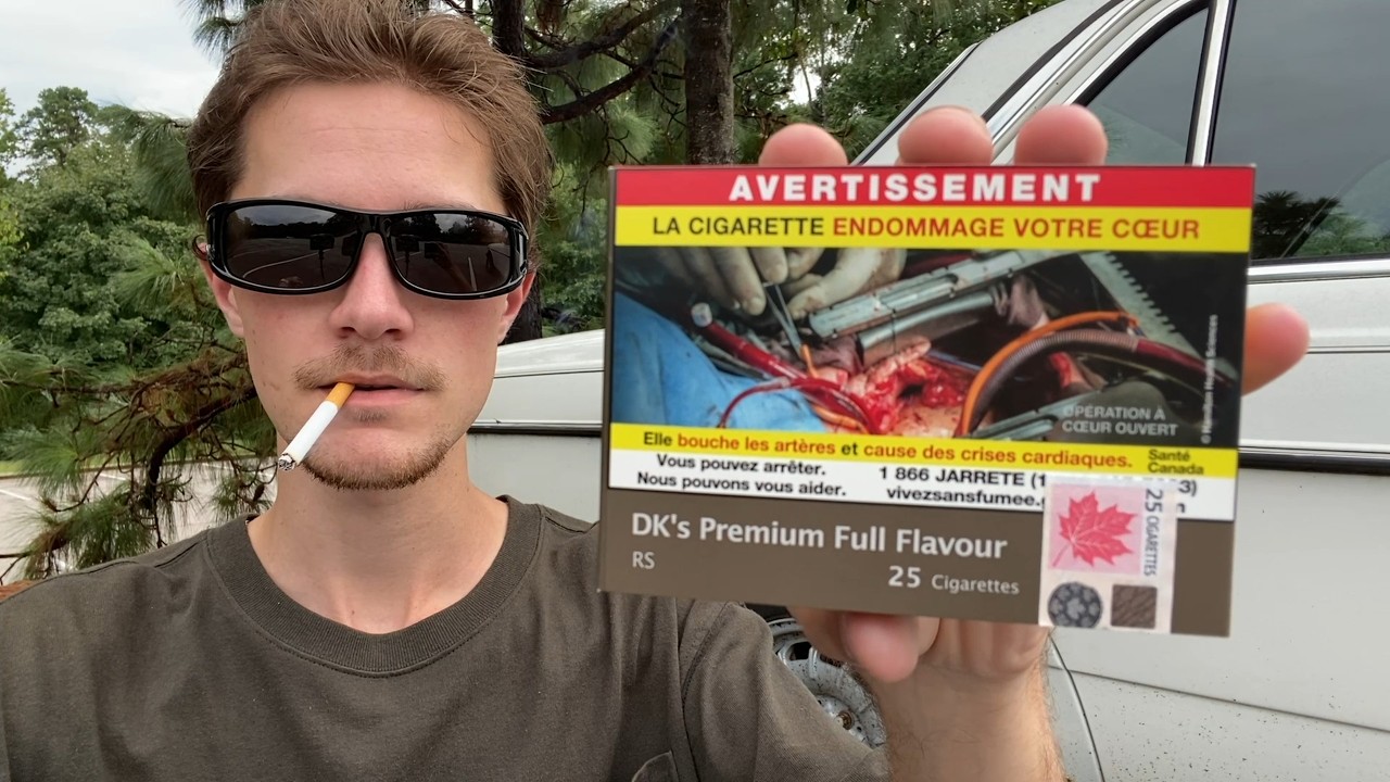 Smoking a DK's Premium Full Flavor Cigarette - Review