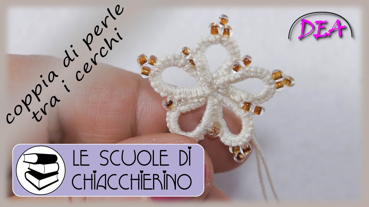 S.C.46°Tut.n.- Coppia perle tra cerchi. Nelle legature tra i cerchi.