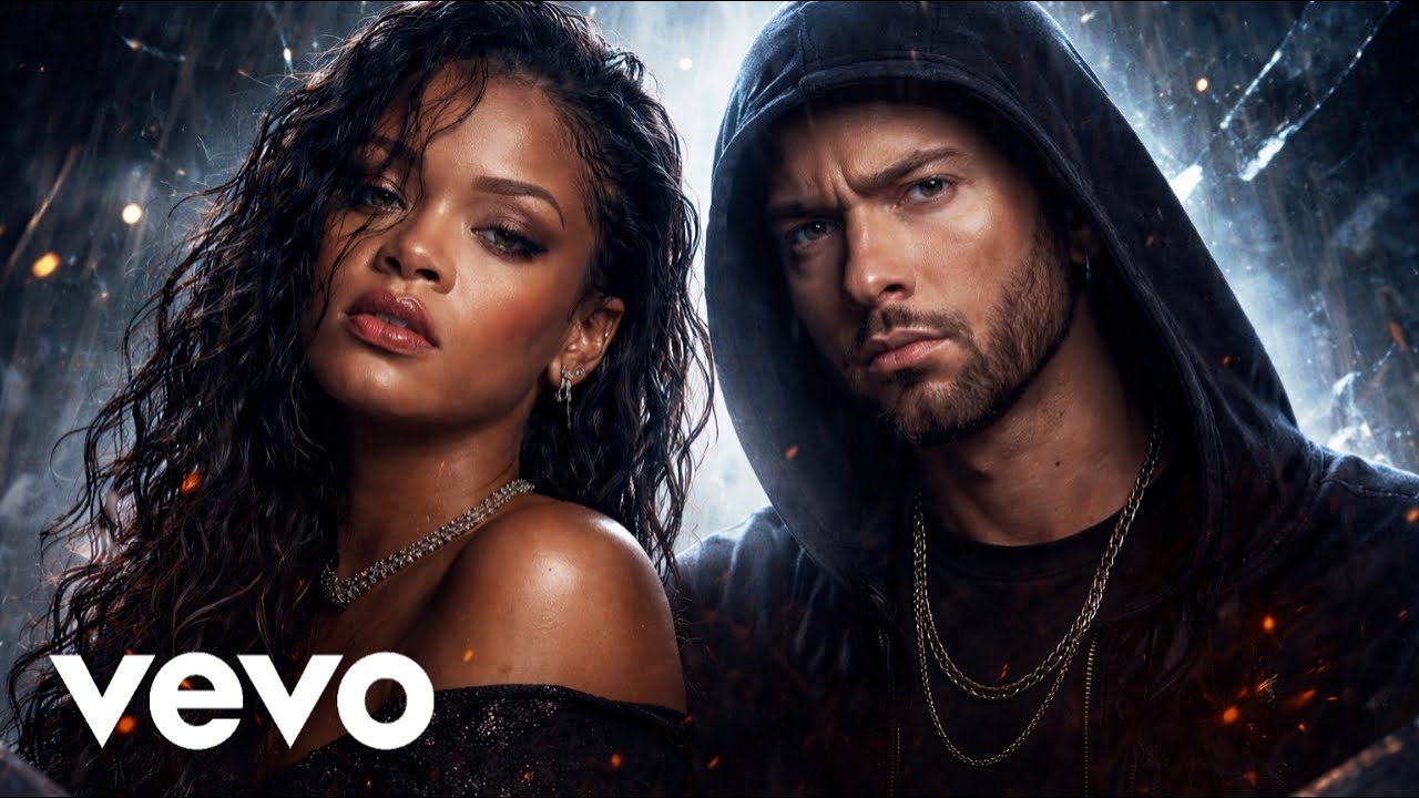 Rihanna & Eminem – Time To Let Go (Deep Emotional Hip-Hop / Pop Ballad) (Official Lyrics Video)