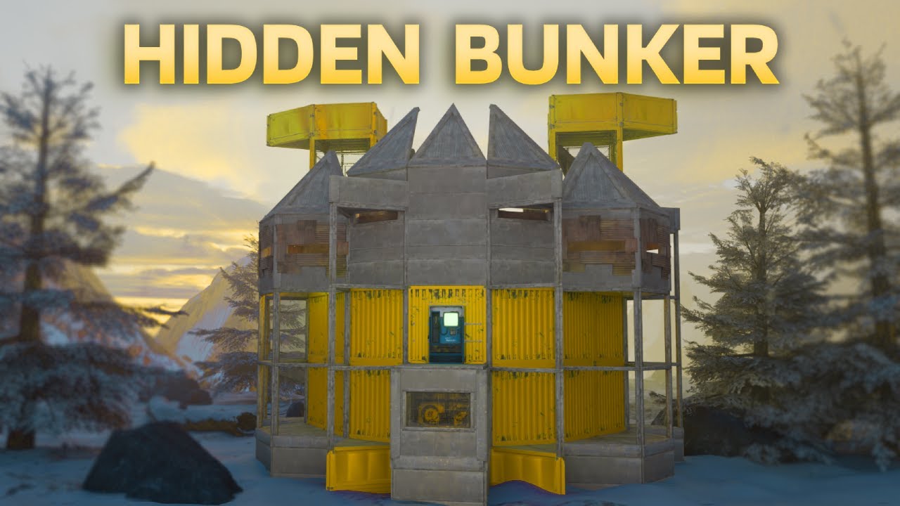 The Cobalt - My COZY BUNKERED Solo/Duo/Trio Rust Base Design