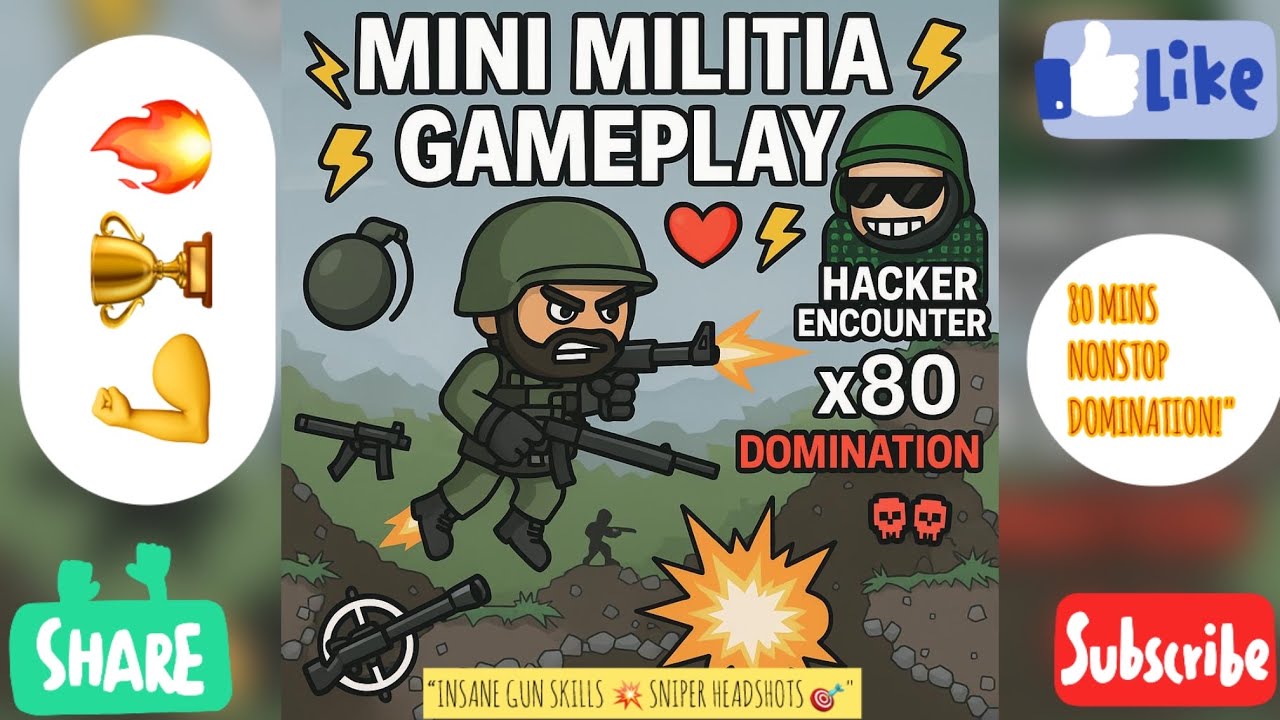 “Mini Militia: Warzone Unleashed – 80 Minutes of Savage Skill & Survival