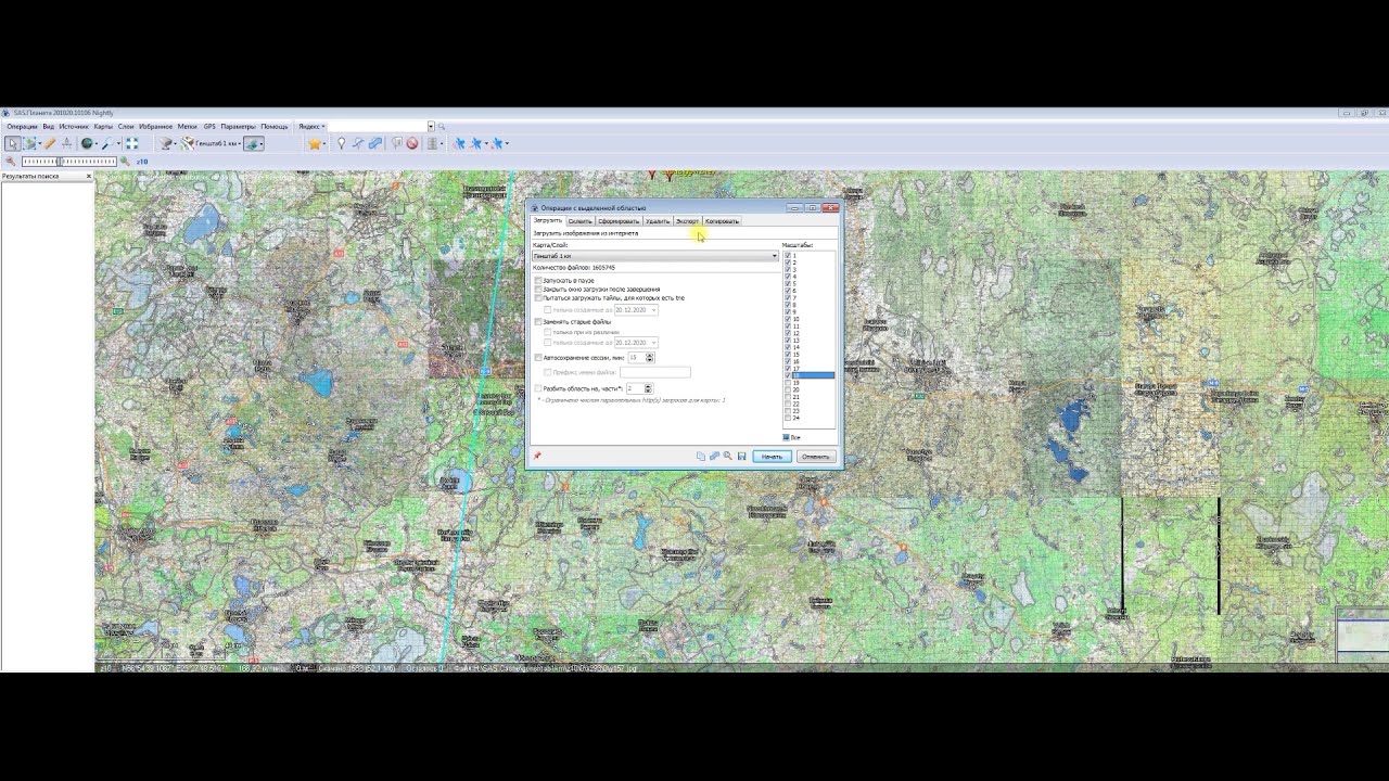 🗺️Карта IMG без потерь при увеличении масштаба в SAS Planet для Garmin.