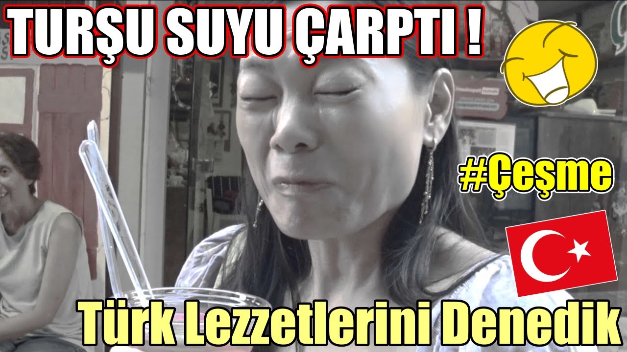 Çeşme'de TÜRK Lezzetlerini Denedik🇹🇷Kokoreç➕Kumpir➕Turşu Suyu😄【Özel Bölüm #6】