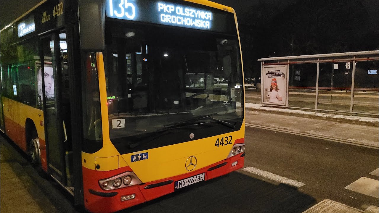 Linia 135 Pl.Hallera - PKP Olszynka Grochowska. Nawet ja mogę nie znać trasy 😅Panie teraz w lewo?😆