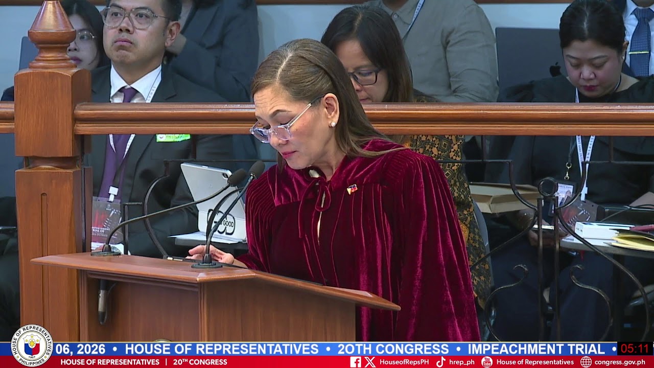 IMPEACHMENT TRIAL OF VP SARA DUTERTE