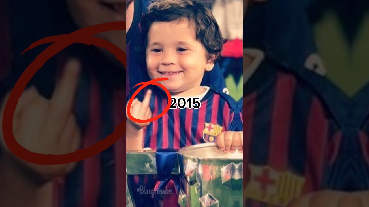 Mateo Messi Evolution 😍