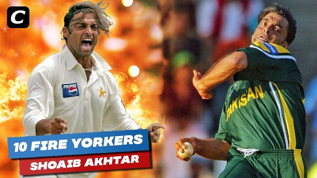 Top 10 Fire Yorkers by Shoaib Akhtar in Cricket History Ever