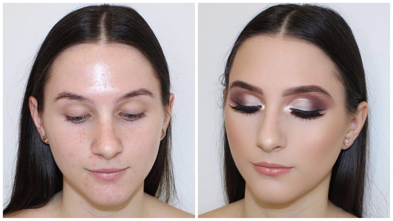 Half Cut Crease Glam Makeup Tutorial ♡ Pale Skin Client ♡ Jasmine Hand