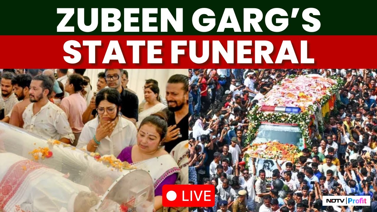 Zubeen Garg Funeral LIVE I Zubeen Garg Last Rites LIVE I Zubeen Garg Death News I State Funeral