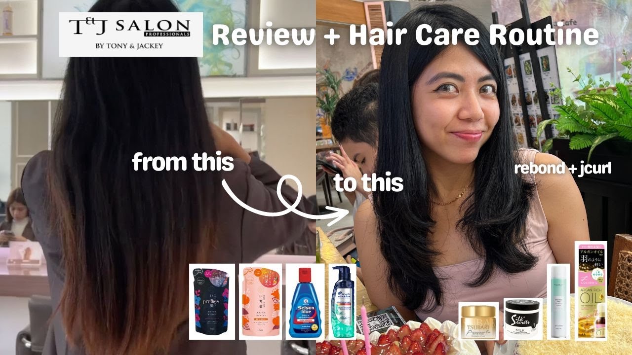T&J Salon Rebond J-CURL Review + Hair Care Routine and BEST DRY Shampoo Conditioner Mask Products