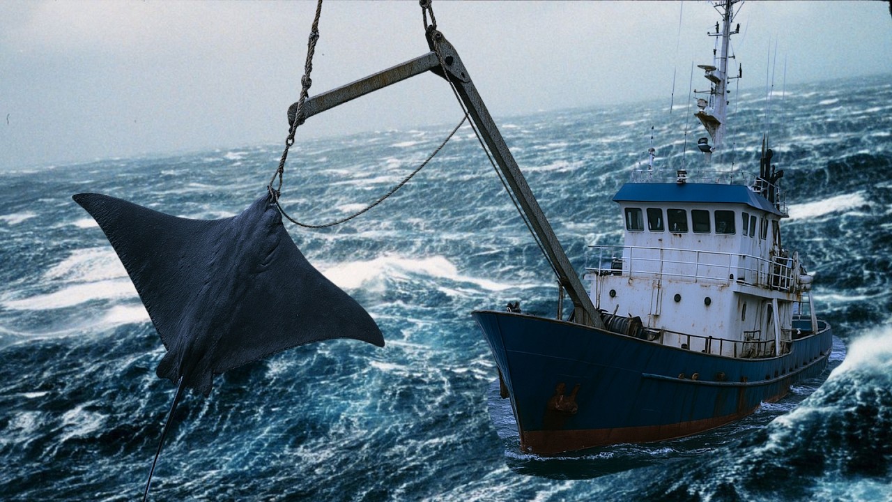 C&oacute;mo se PESCA la MANTARRAYA m&aacute;s GRANDE del MUNDO? DOCUMENTAL en ALTAMAR