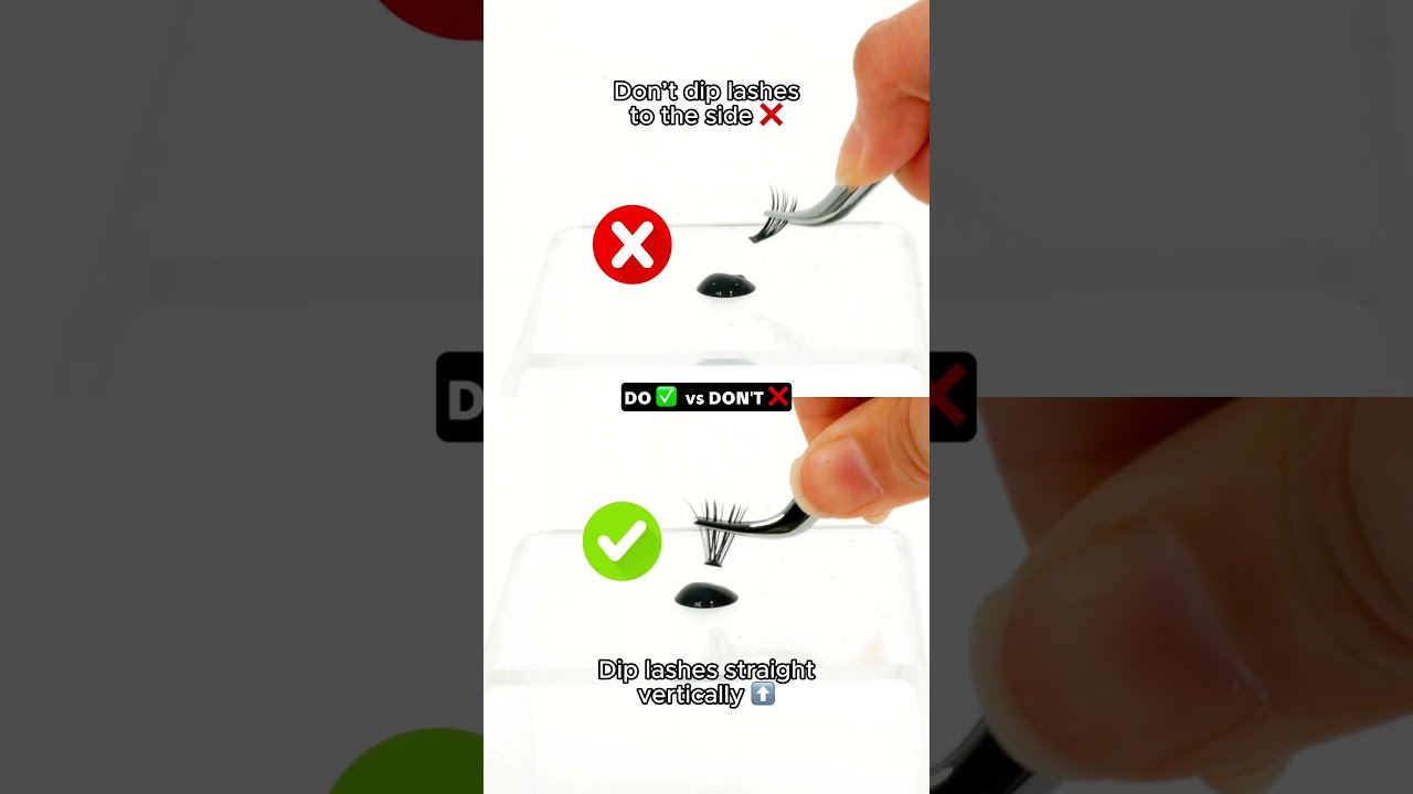 Ultimate Lash Glue Hack | Dos and Don'ts to Perfect Your Look! #beautyhacks #salonquality   #ienvy