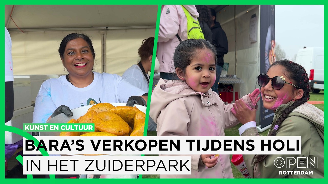 Mila bakt met liefde bara’s voor Holi in het Zuiderpark: ‘Feest zonder kan niet’ | KUNST & CULTUUR