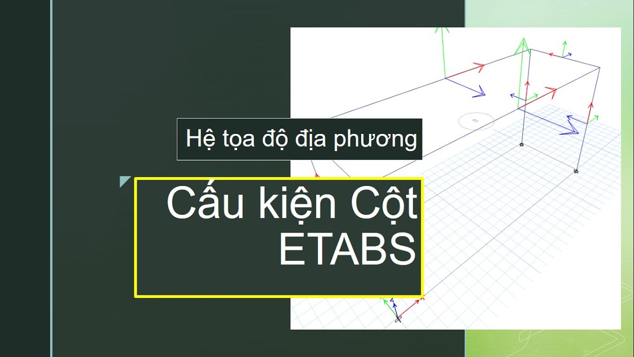 #40 Hệ tọa độ địa phương thanh trong ETABS | Giải đáp thắc mắc