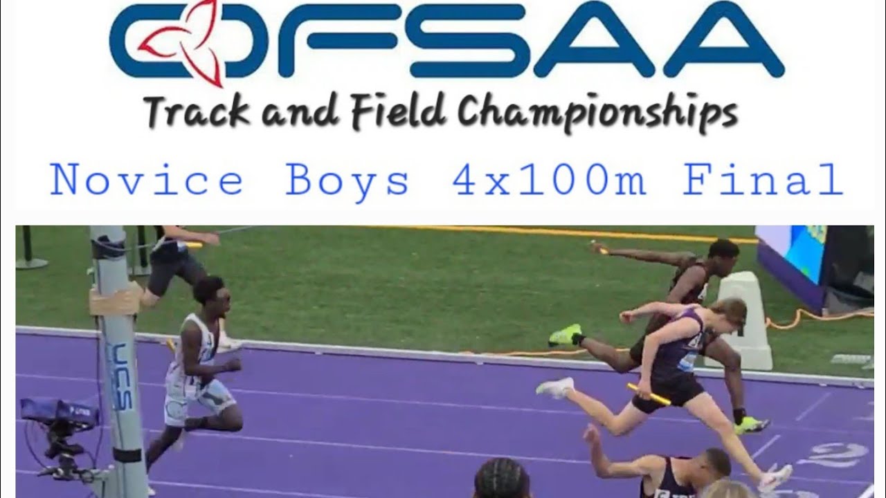 Novice Boys 4x100m Relay Finals | OFSAA Track and Field Championships | June 7th, 2024