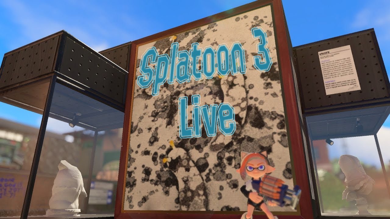 Playing Splatoon 3, Live, (No kids under 13)