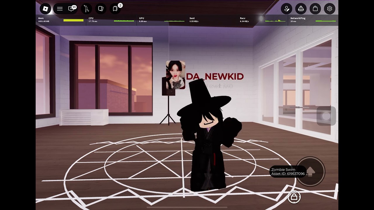 Your idol Roblox dance ( front )