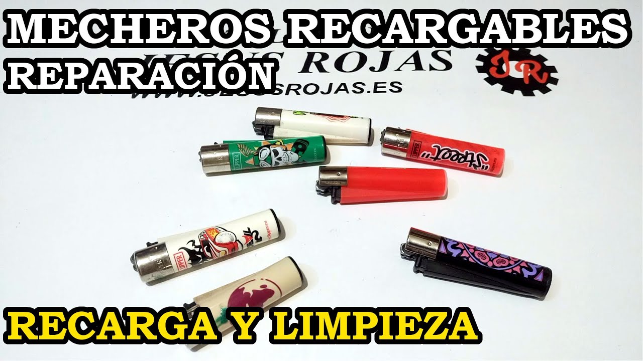Mechero Clipper Recargables. Reparación, Limpieza, Recarga del Encendedor. 239