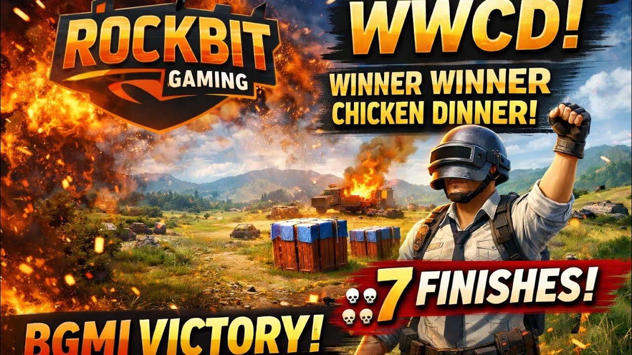 WWCD 7 finishes k/d | BGMI GAMEPLAY 