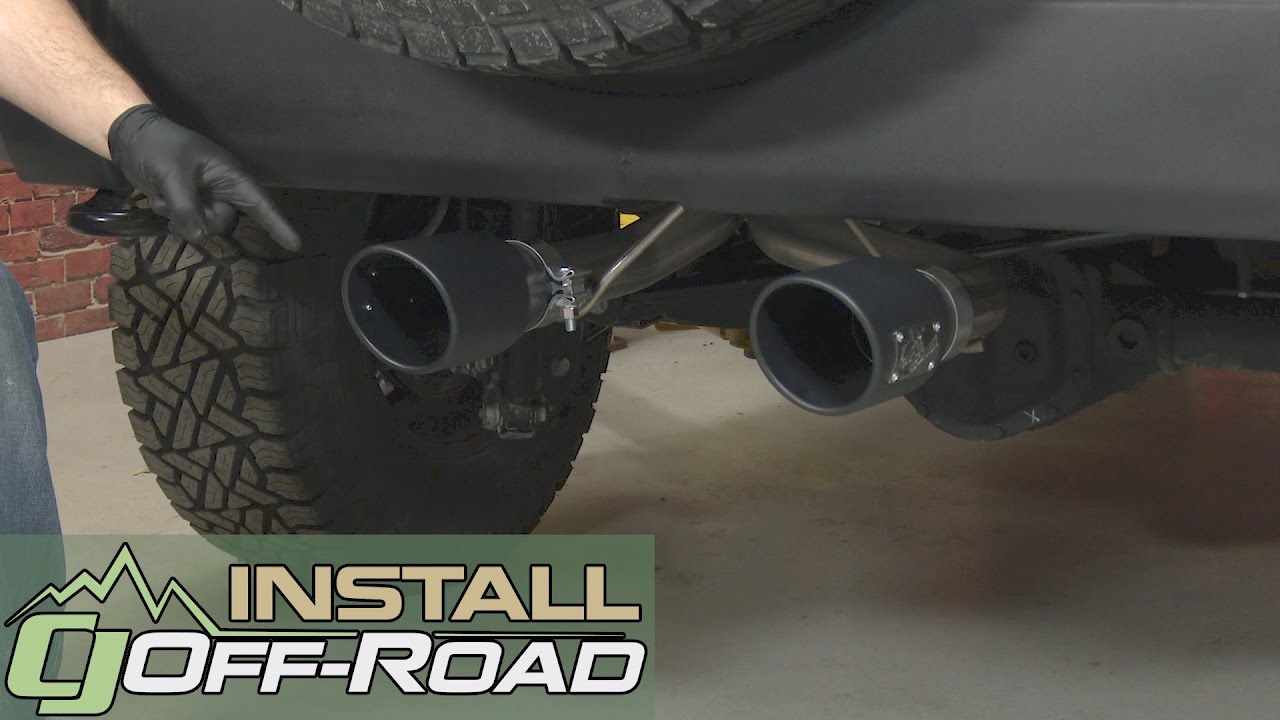 Jeep Wrangler JK aFe Cat-Back Exhaust 2-1/2