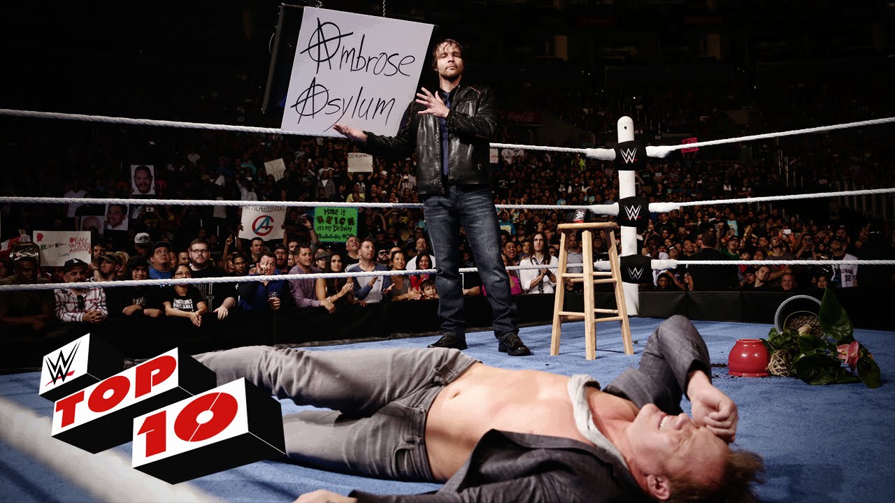 10 лучших моментов Raw: WWE Top 10, 11 апреля 2016 г.