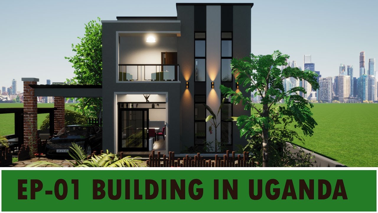 EP-01 Building Tiny 3 Bedroom House in Uganda Documentary (Costs, Construction Tips, Space planning)