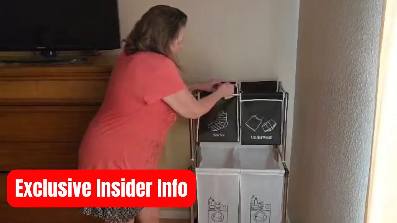 Laundry Sorter with Wheels Review & Demo 🧺🚀 (Stay Organized with Ease)