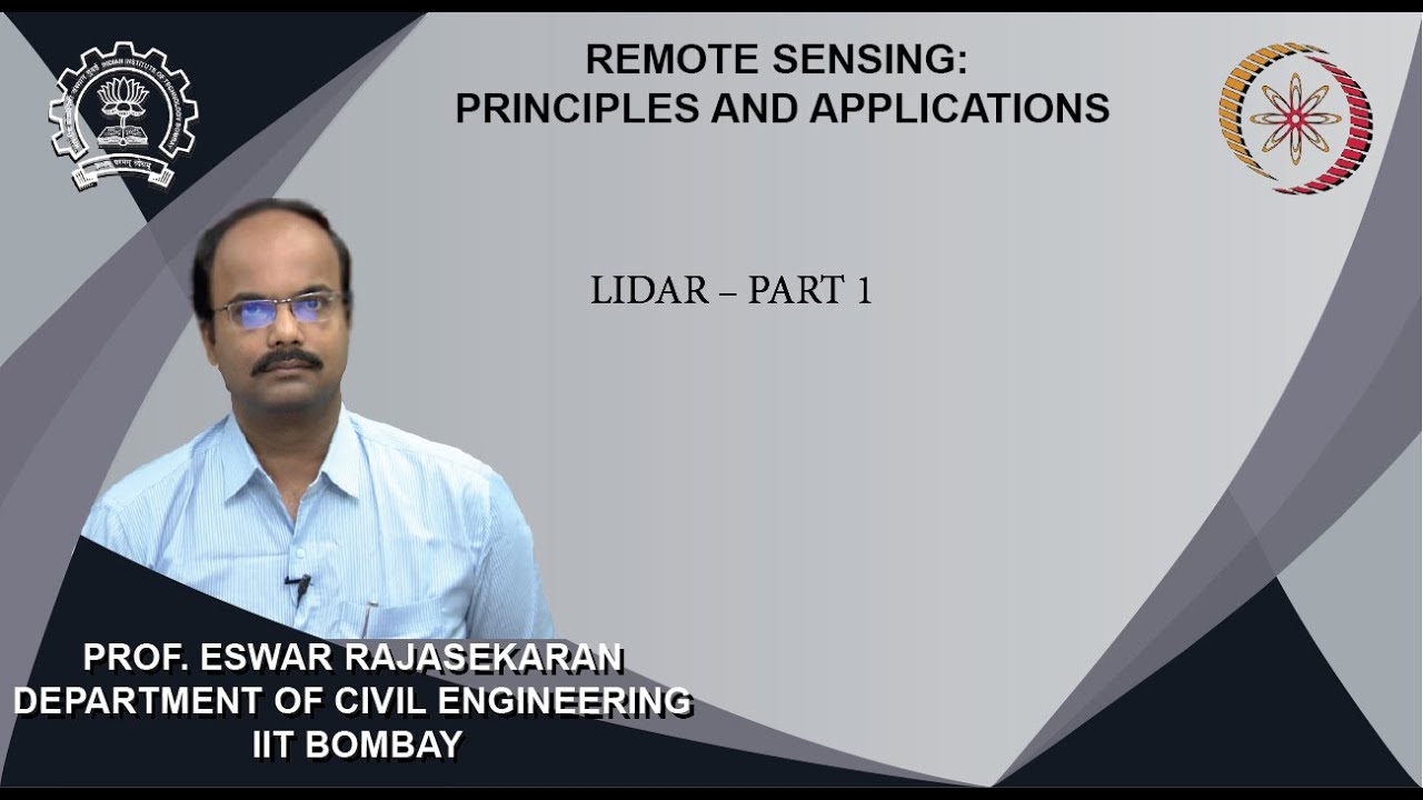 Lecture 56: LIDAR – Part 1