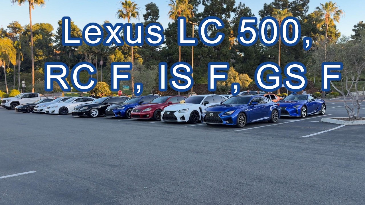 Photoshoot and car show with the LC 500