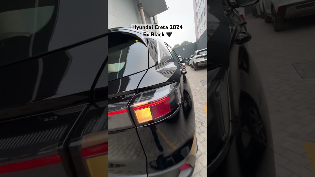 New Hyundai Creta EX 2024 🖤 Black Colour #youtube #cars #hyundai #creta #black