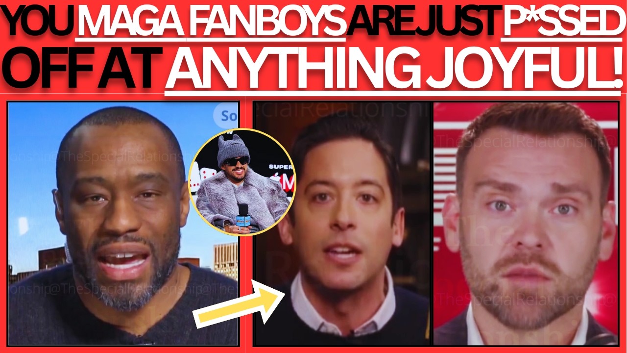 Marc Lamont Hill DISMANTLES White Supremacist MAGAts CRYING Over Bad Bunny SUPERBOWL Performance!