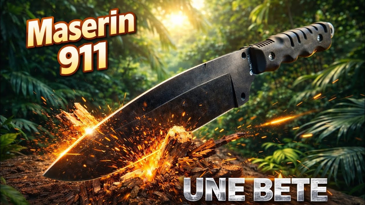 Couteau de survie - Bushcraft : Maserin 911, la bête dans les bois