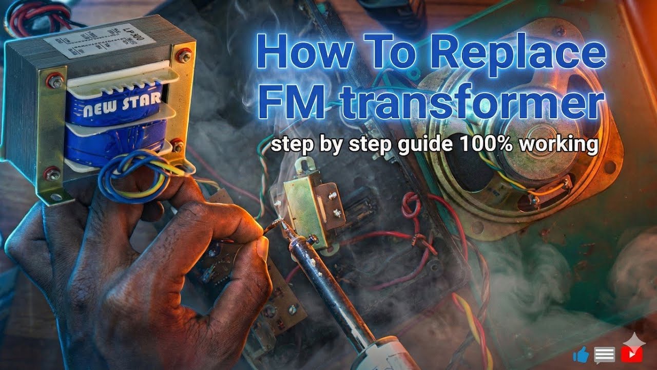 How to replace FM radio transformer