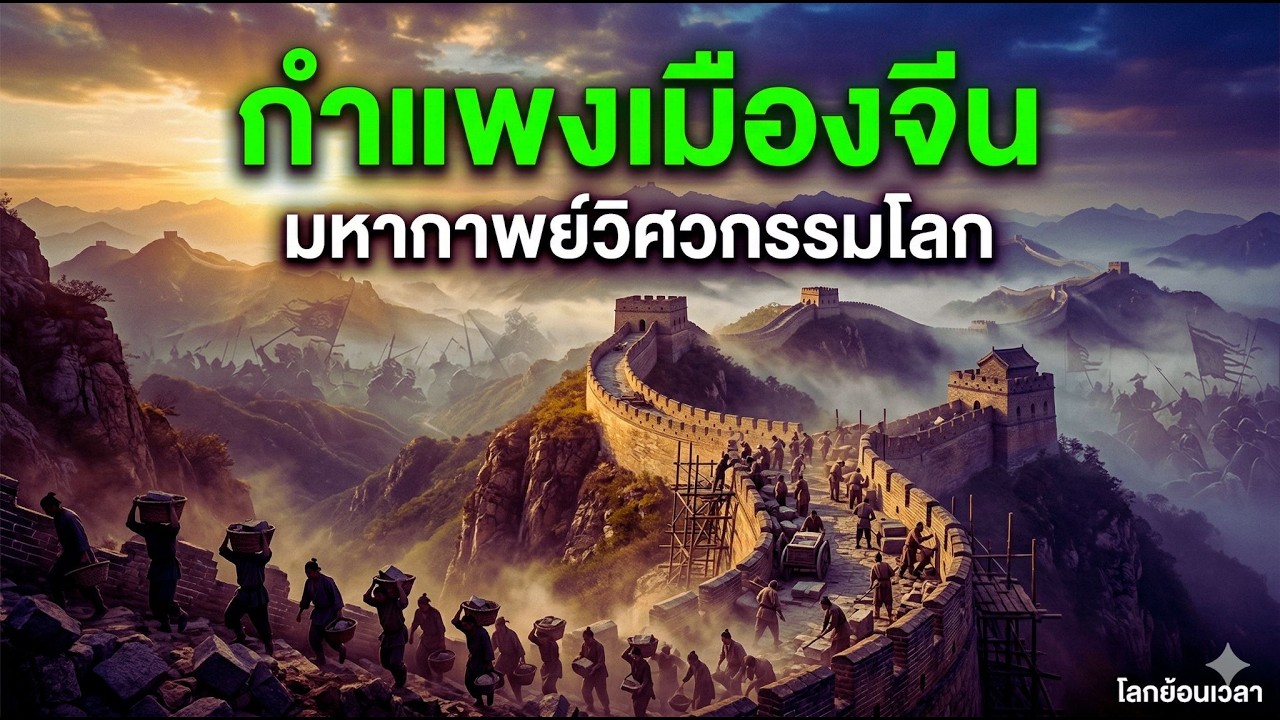 ไขความลับ กำแพงเมืองจีน : มหากาพย์วิศวกรรมและประวัติศาสตร์ที่แลกด้วยชีวิตคนนับล้าน | โลกย้อนเวลา