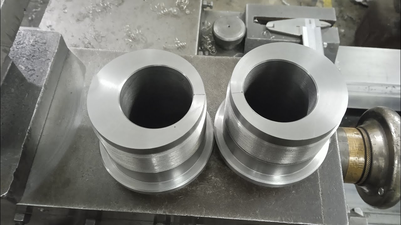 Offset bore on Lathe easy method!  By @Lathe genius.