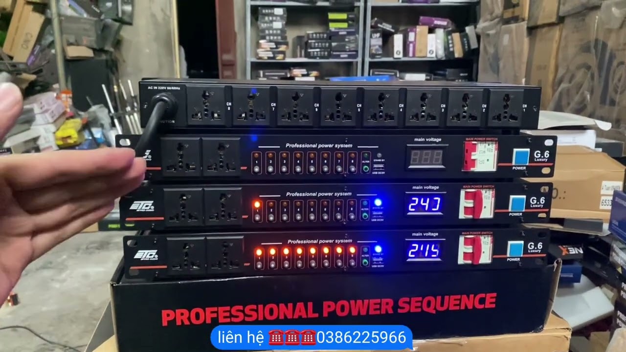 Xả Quản lý nguồn G6luxury chính hãng an toàn tải điện lớn