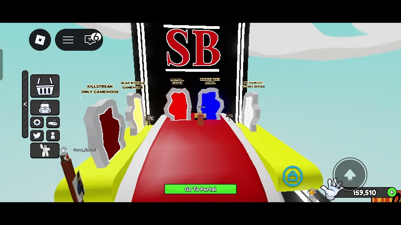 Imagine using exploit in a slapping game -_- #roblox #slapbattles #hacker #fyp