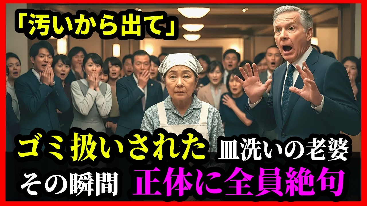 老舗旅館で皿洗いの老婆が追い出された…10分後に判明した“本当の正体”