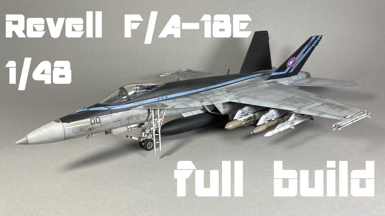 Full Build Maverick’s F/A-18E Super Hornet 1:48 Revell / TOP GUN 03864