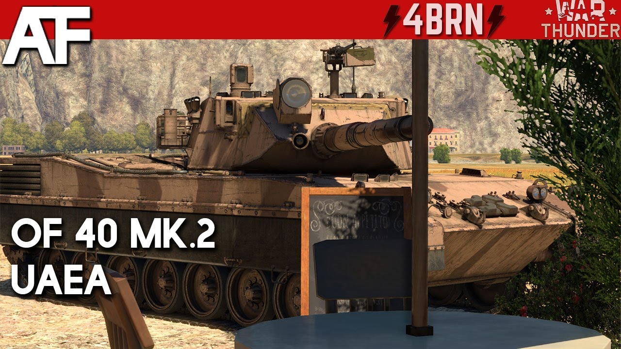 War Thunder - OF40 MK.2 UAEA | Gameplay Tanky CZ/SK